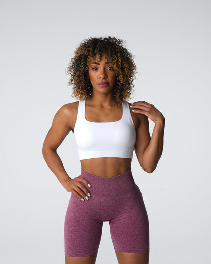 Women White Empower Seamless Bra - NVGTN