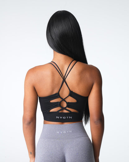 Women Black Thrive Seamless Bra - NVGTN