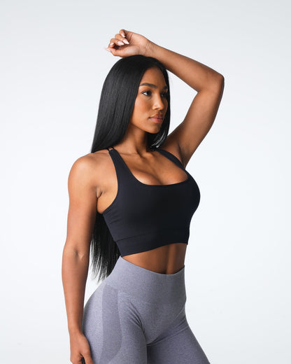 Women Black Thrive Seamless Bra - NVGTN