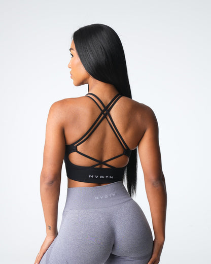 Women Black Virtue Seamless Bra - NVGTN