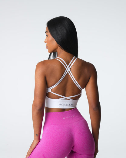 Women White Virtue Seamless Bra - NVGTN
