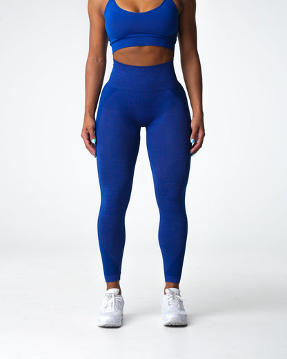 Women Azure Blue Contour 2.0 Seamless Leggings - NVGTN