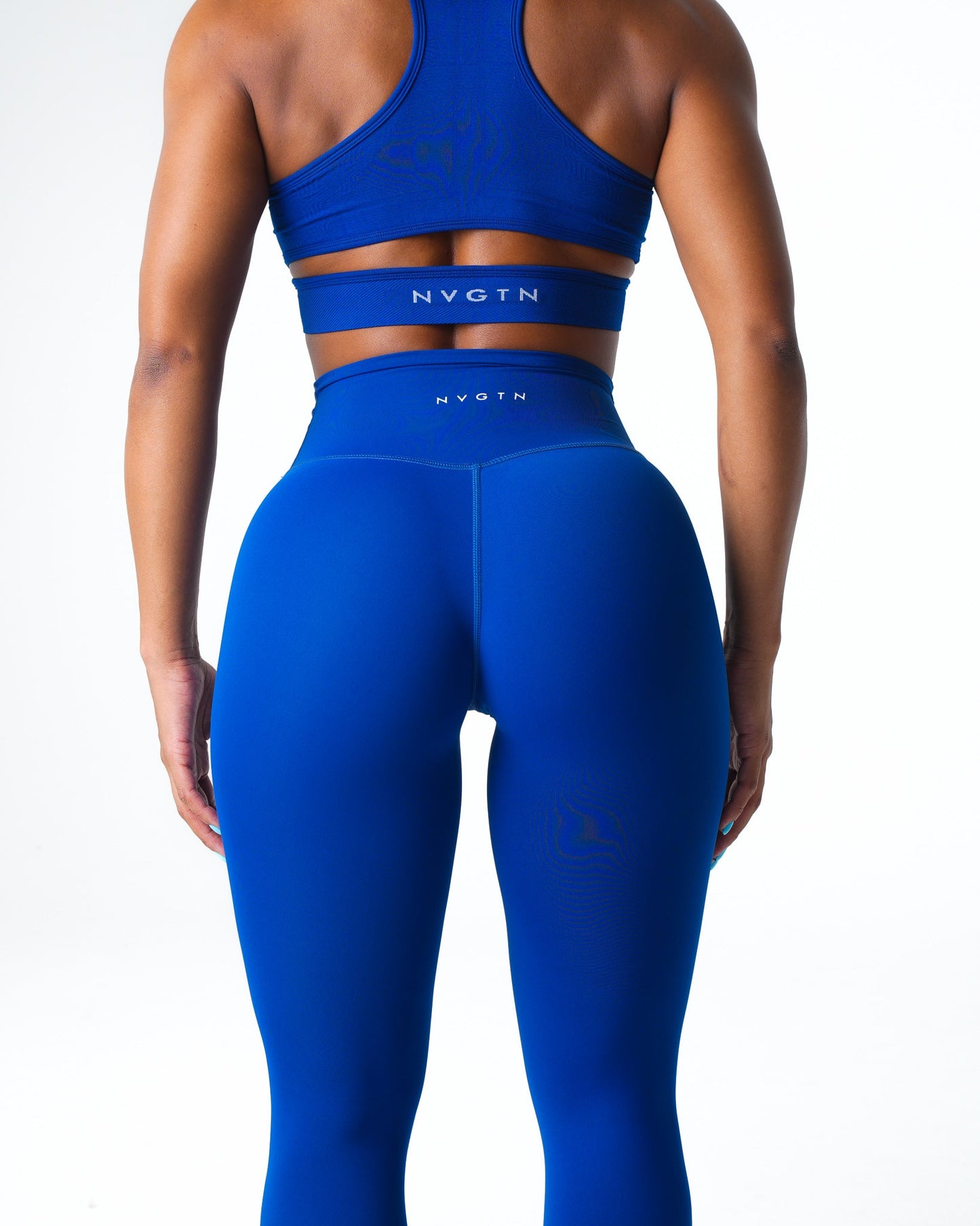 Women Sapphire Blue Signature 2.0 Leggings - NVGTN