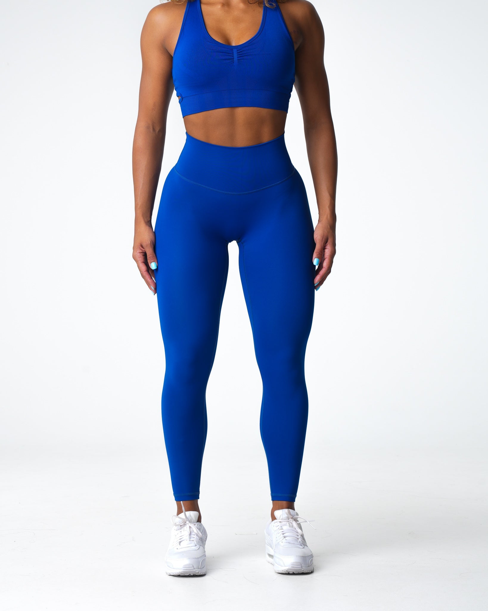 Women Sapphire Blue Signature 2.0 Leggings - NVGTN