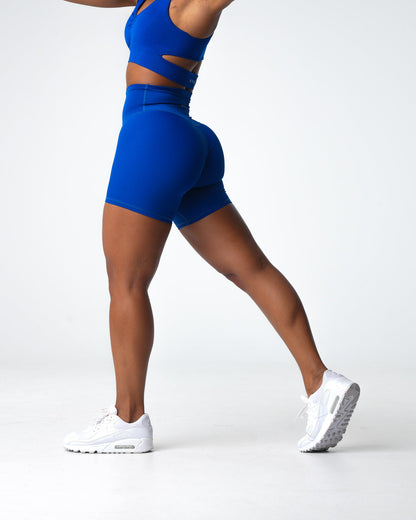 Women Sapphire Blue Signature 2.0 Shorts - NVGTN