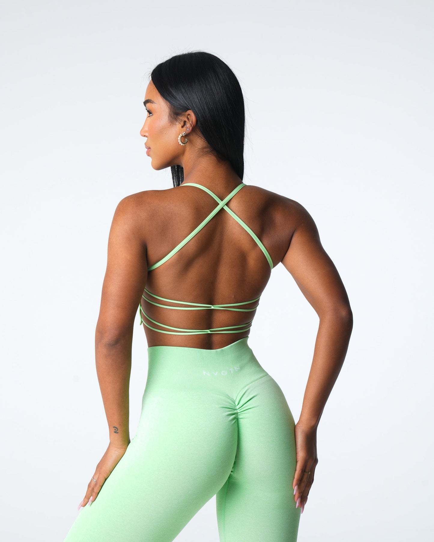Women Pistachio Invincible Seamless Bra - NVGTN