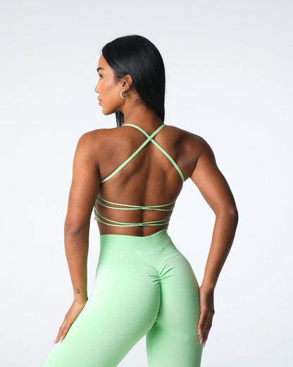 Women Pistachio Invincible Seamless Bra - NVGTN