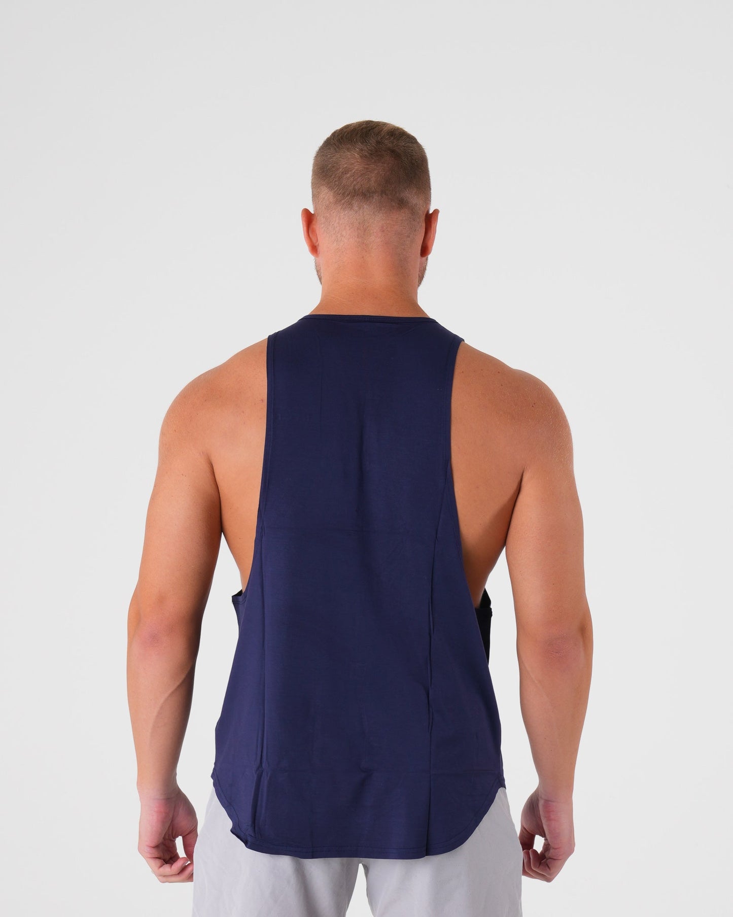 Men Navy Tech Edge Tank - NVGTN