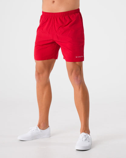 Men Scarlet Flex Shorts - NVGTN
