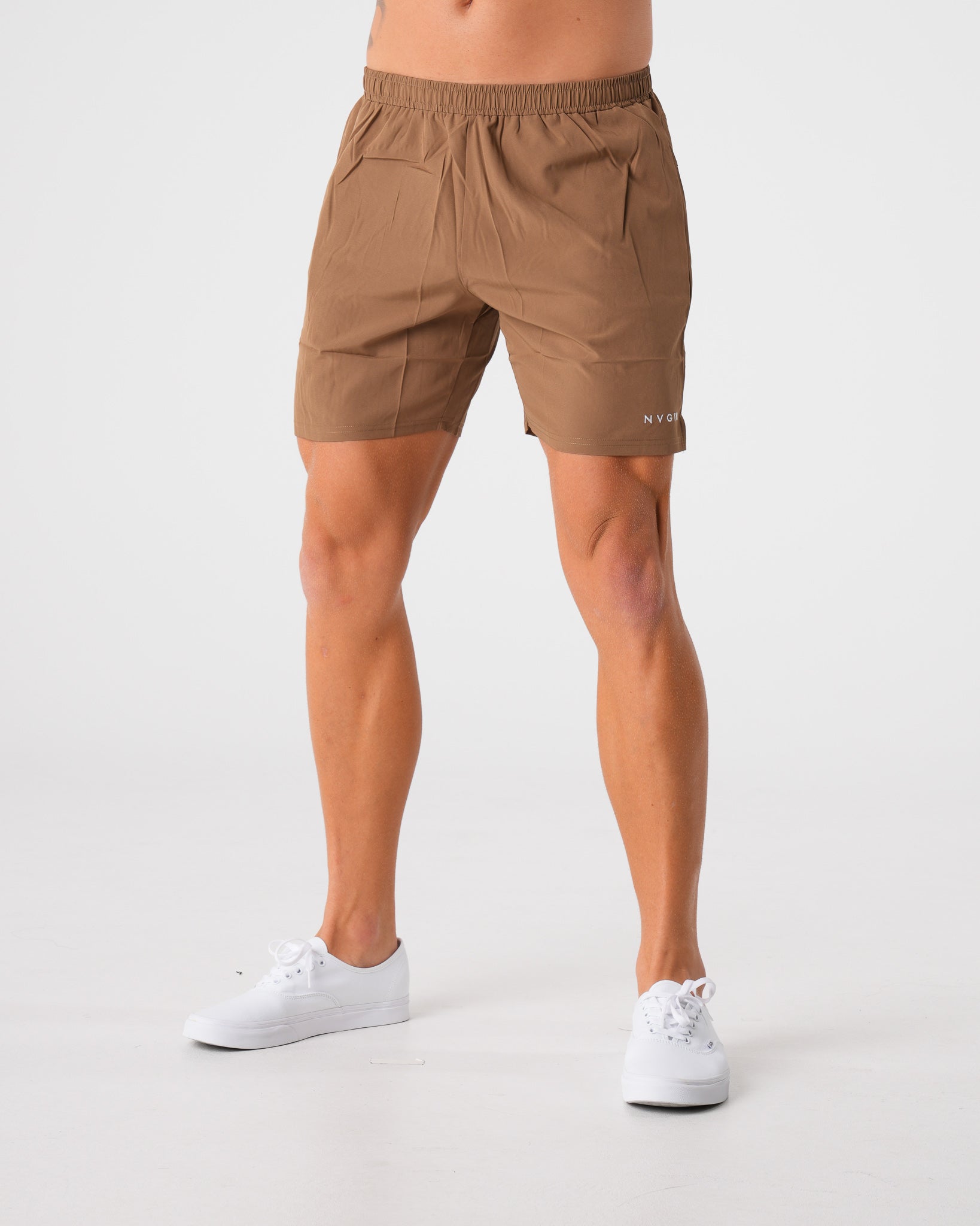 Men Mocha Flex Shorts - NVGTN