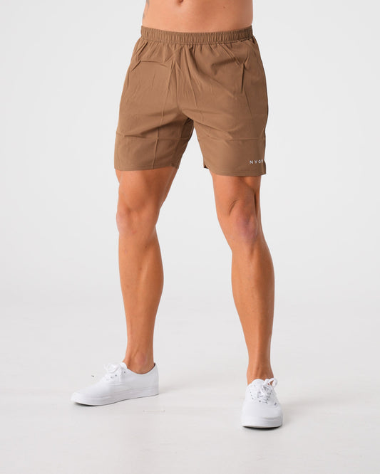 Men Mocha Flex Shorts - NVGTN