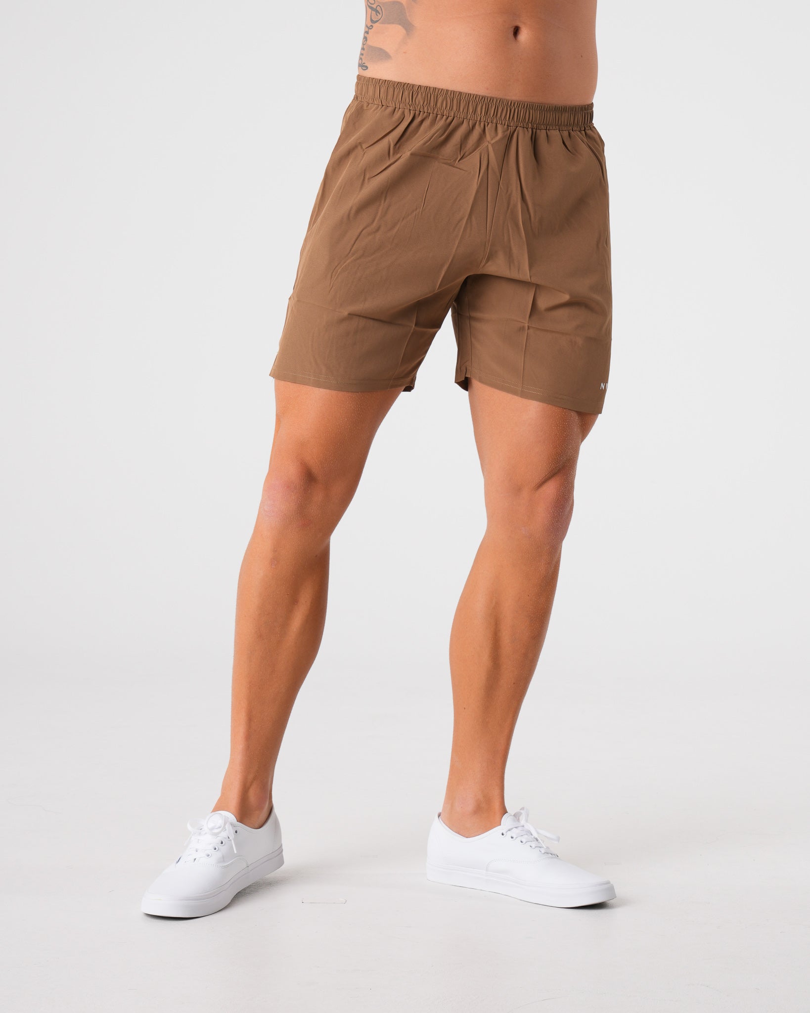 Men Mocha Flex Shorts - NVGTN