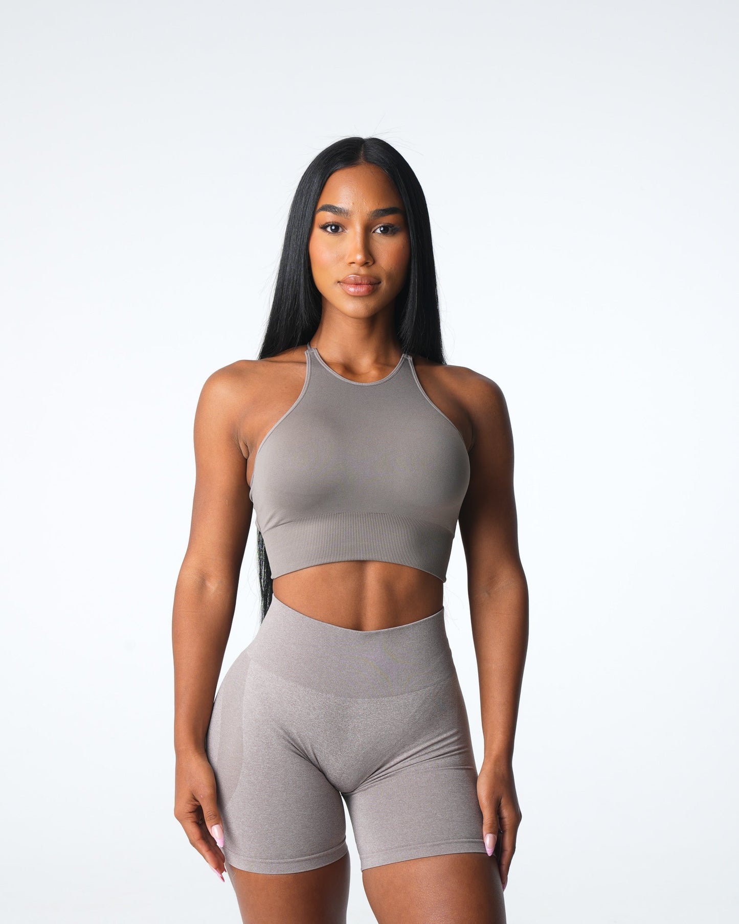Women Taupe Embrace Seamless Bra - NVGTN