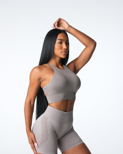Women Taupe Embrace Seamless Bra - NVGTN