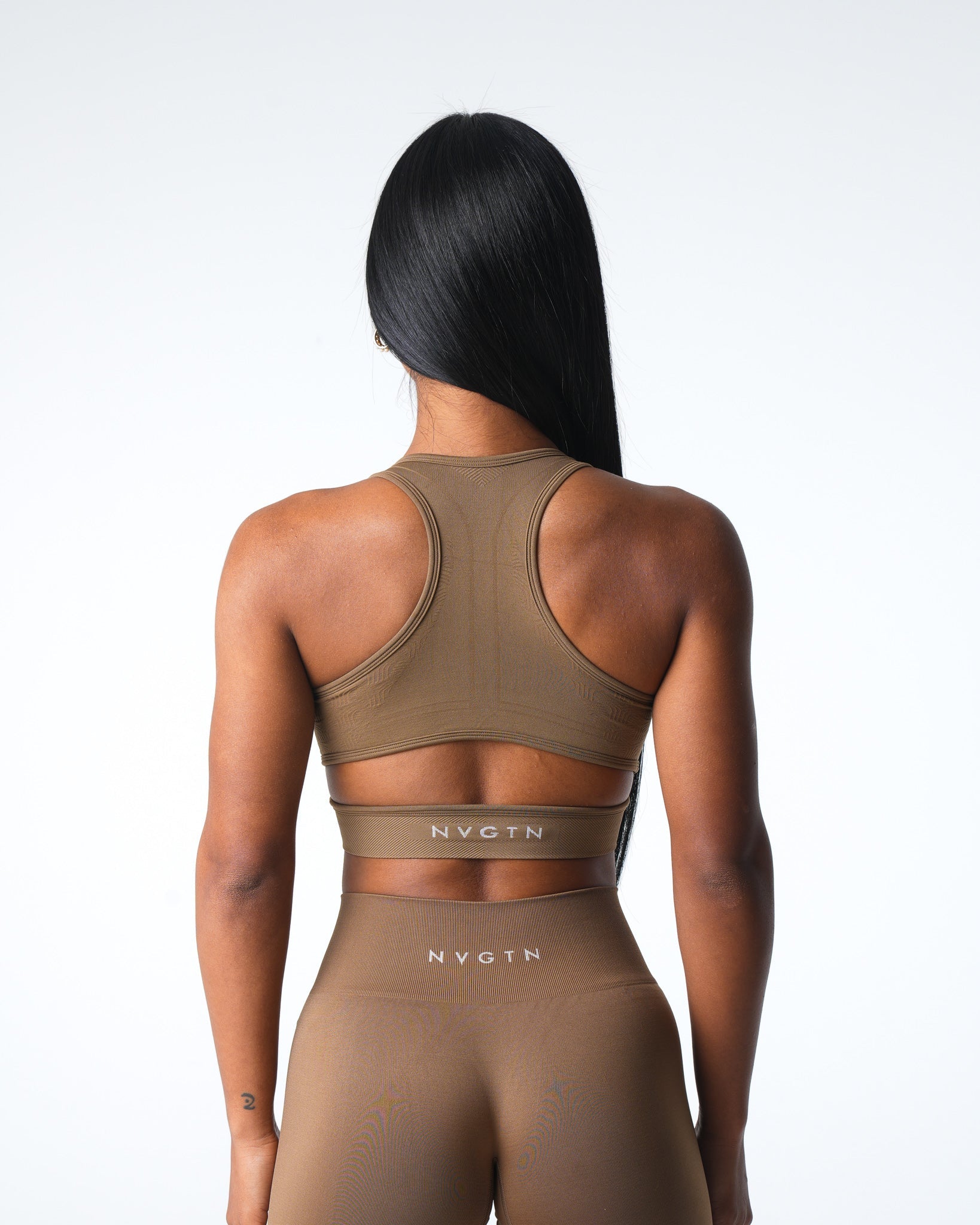 Women Toasted Almond Rise Seamless Bra - NVGTN