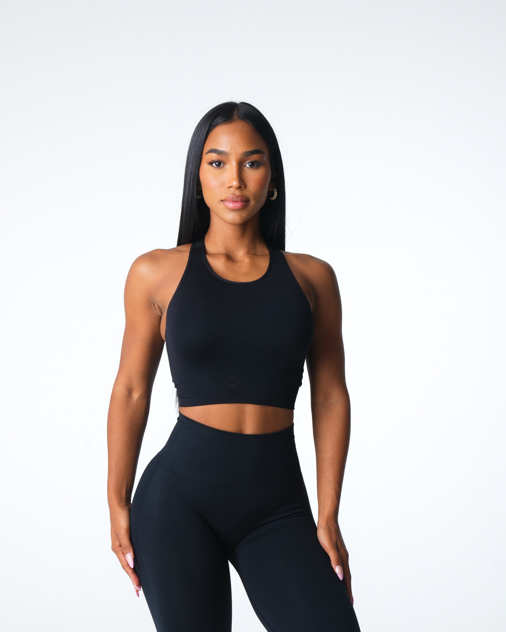 Women Black Resilience Seamless Bra - NVGTN