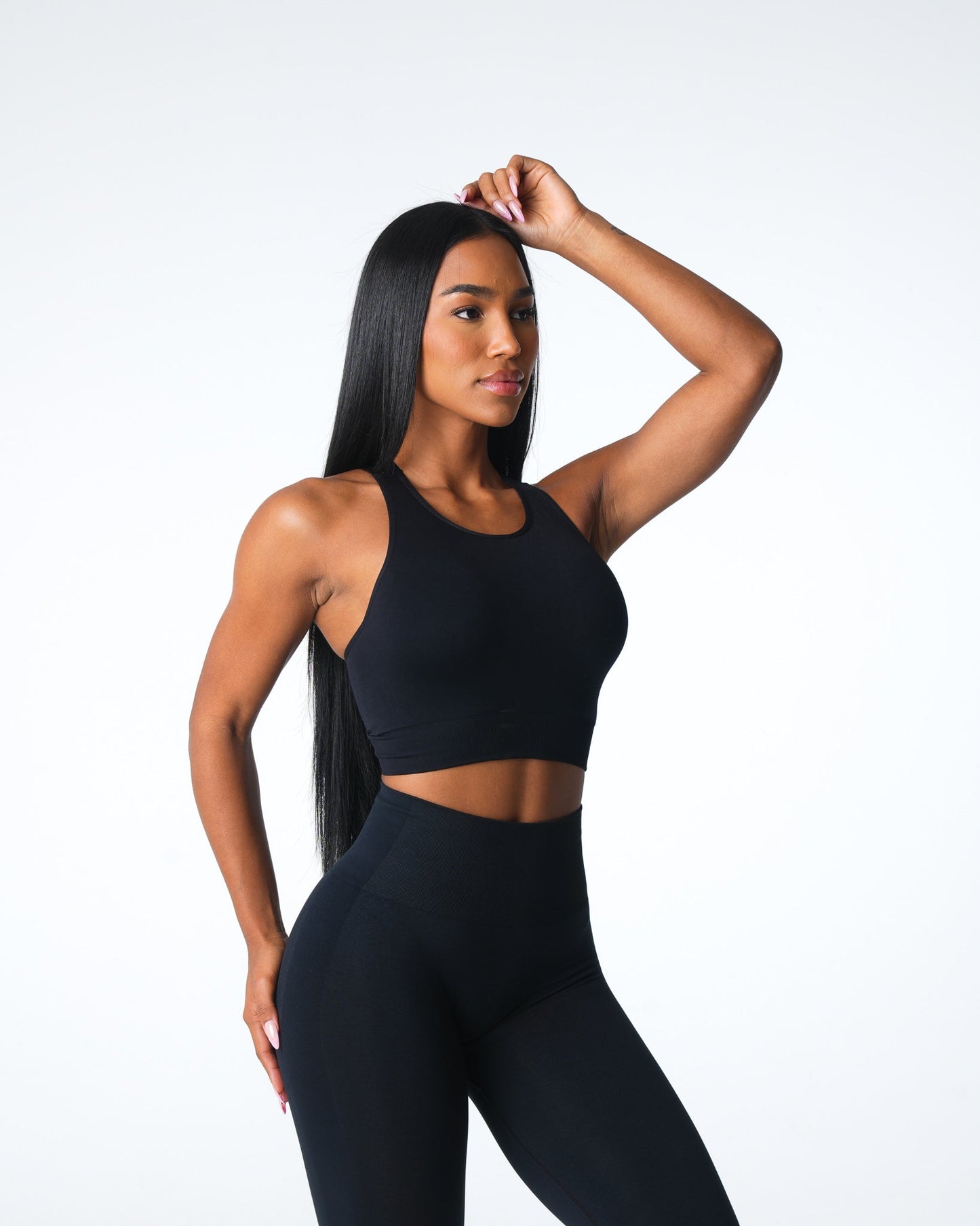 Women Black Resilience Seamless Bra - NVGTN