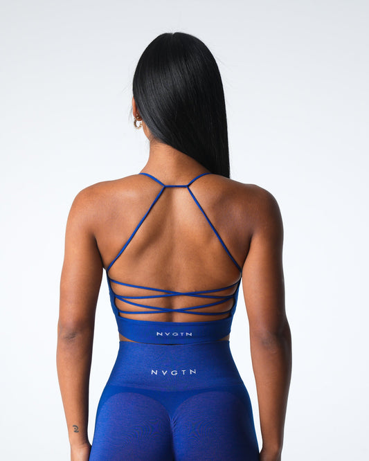 Women Azure Blue Cascade Seamless Bra - NVGTN
