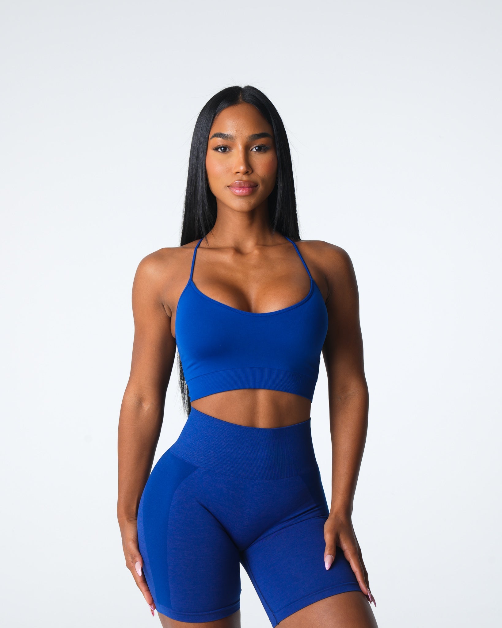 Women Azure Blue Cascade Seamless Bra - NVGTN