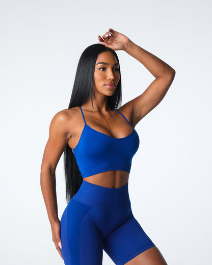 Women Azure Blue Cascade Seamless Bra - NVGTN