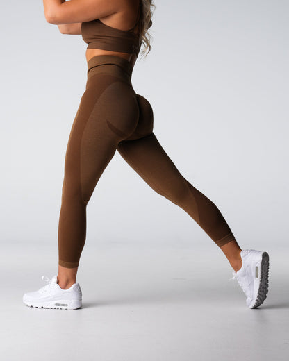 Women Mocha Contour 2.0 Seamless Leggings - NVGTN