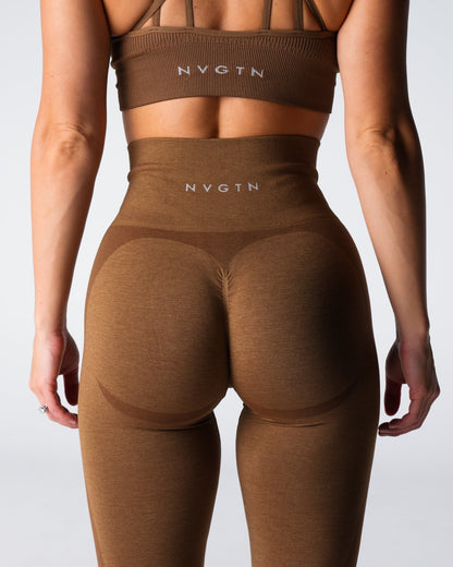 Women Mocha Contour 2.0 Seamless Leggings - NVGTN