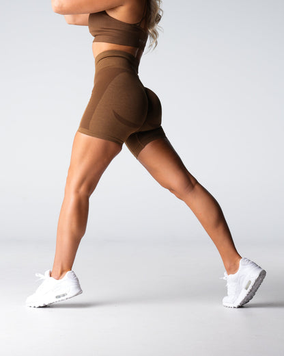 Women Mocha Contour 2.0 Seamless Shorts - NVGTN