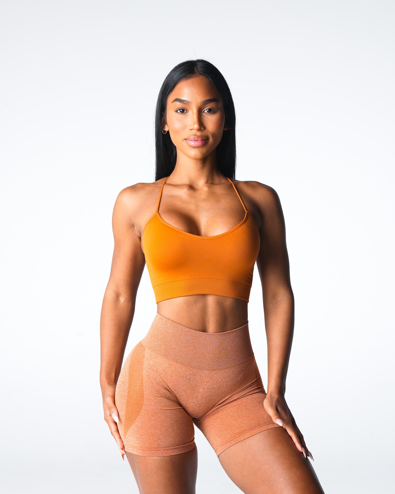 Women Terracotta Cascade Seamless Bra - NVGTN