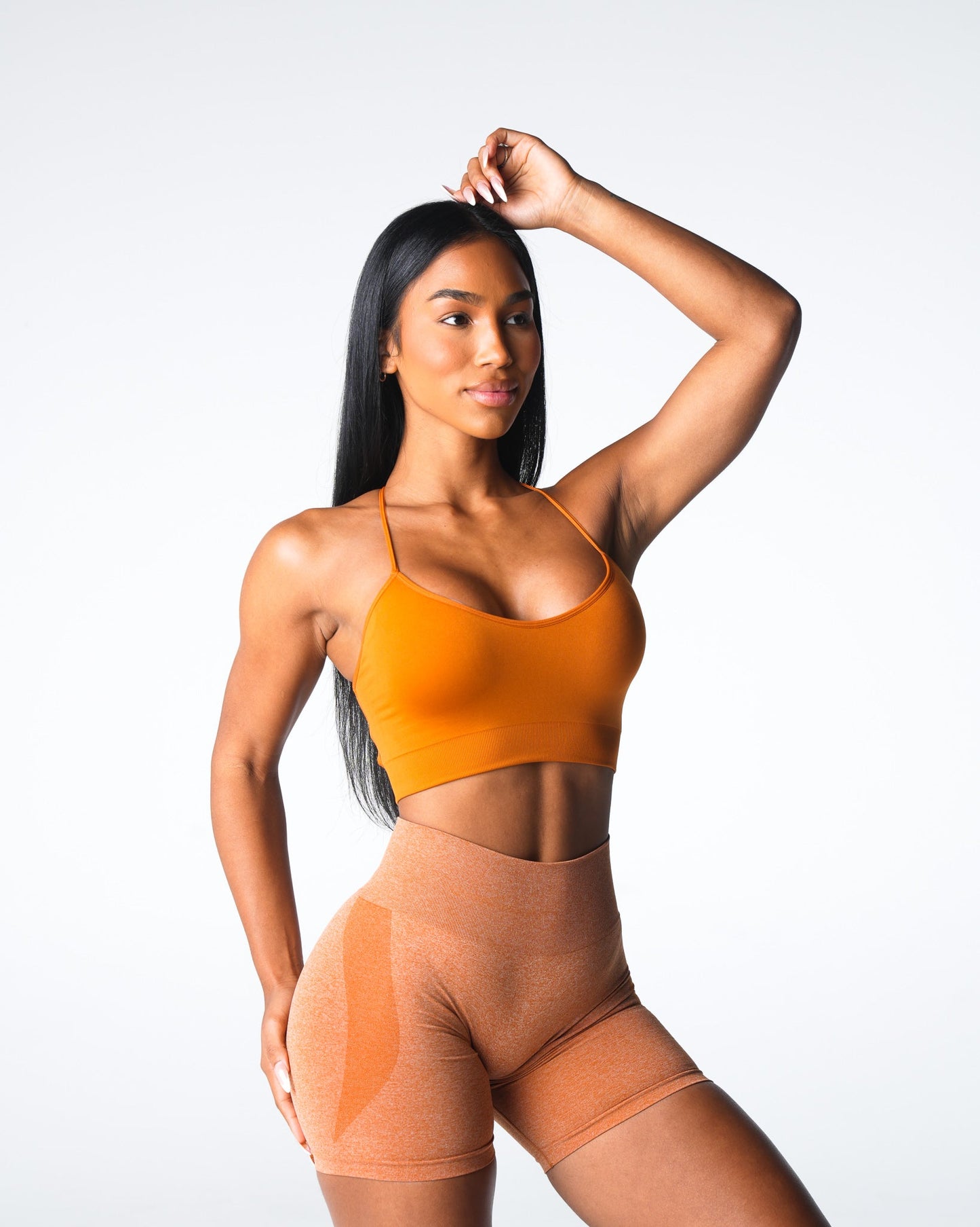 Women Terracotta Cascade Seamless Bra - NVGTN