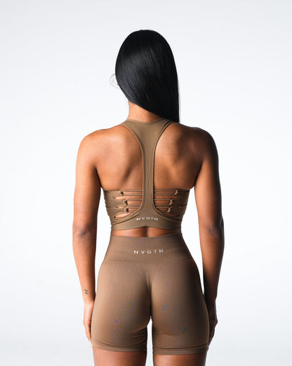 Women Toasted Almond Resilience Seamless Bra - NVGTN