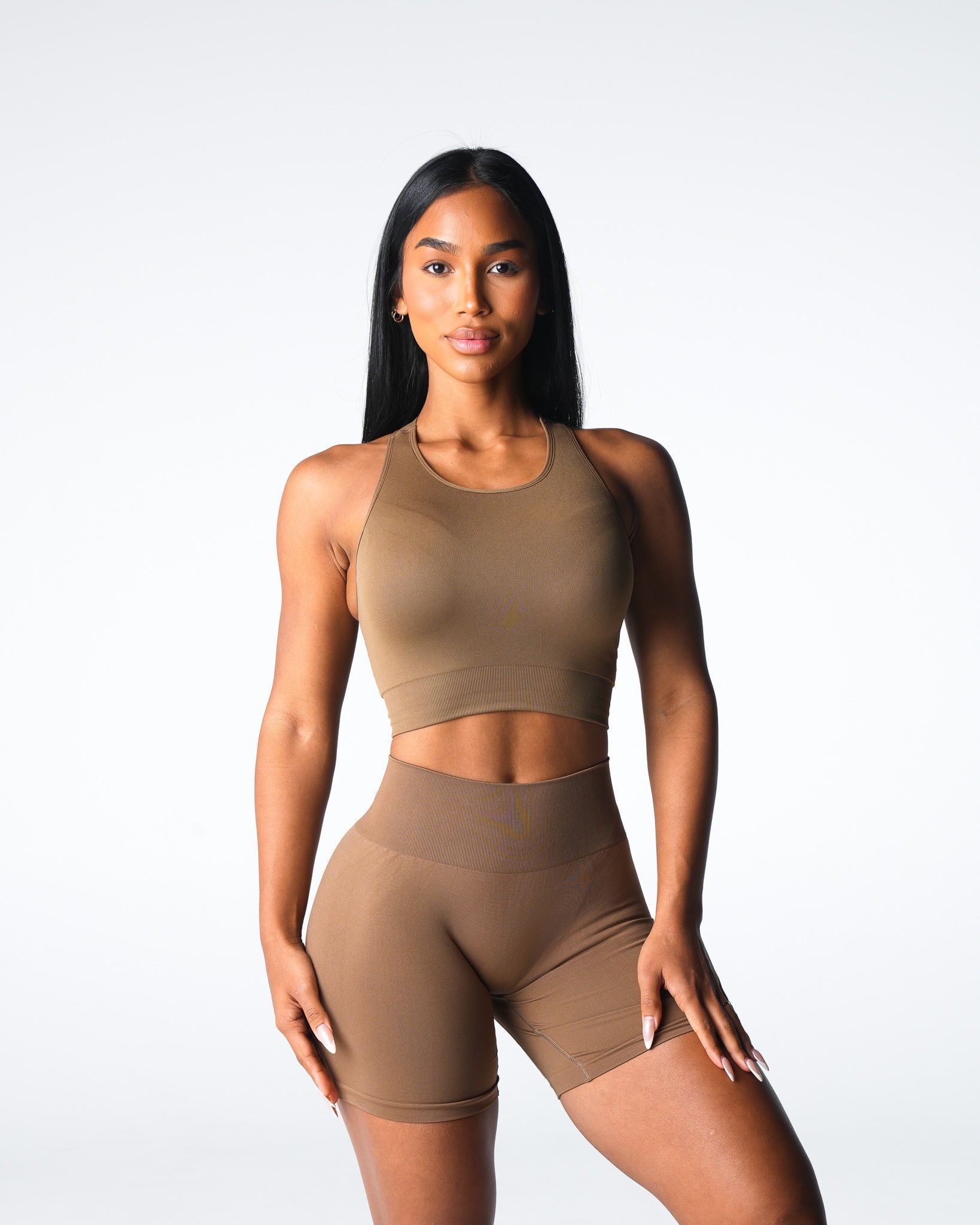 Women Toasted Almond Resilience Seamless Bra - NVGTN
