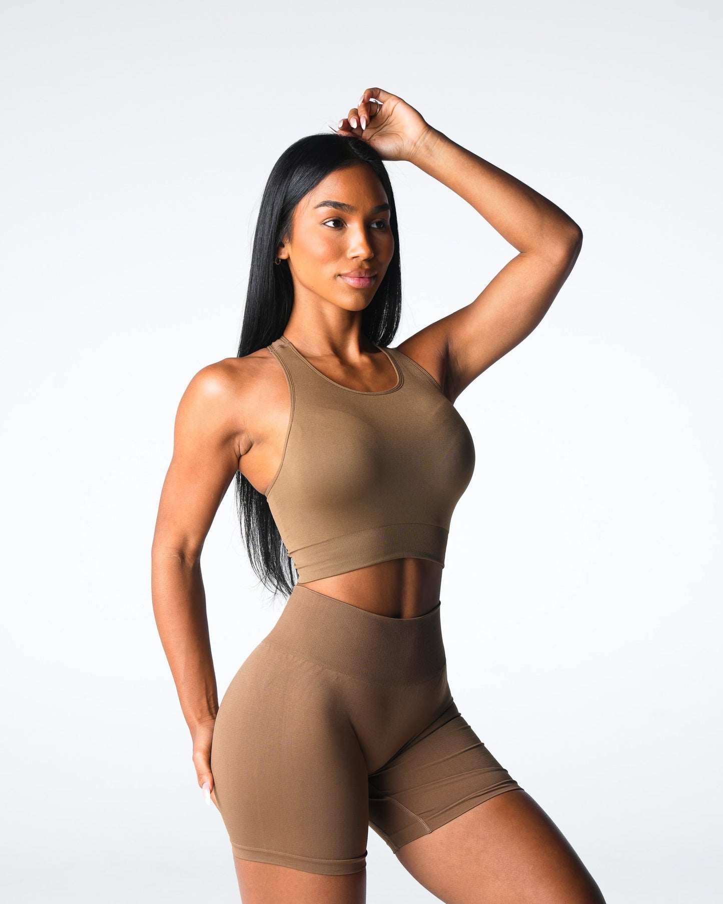 Women Toasted Almond Resilience Seamless Bra - NVGTN