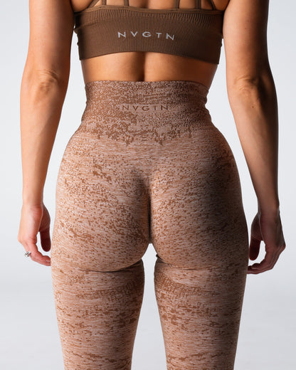Women Sand Digital Seamless Leggings - NVGTN