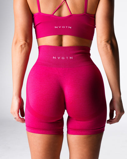 Women Winterberry Performance Seamless Shorts - NVGTN