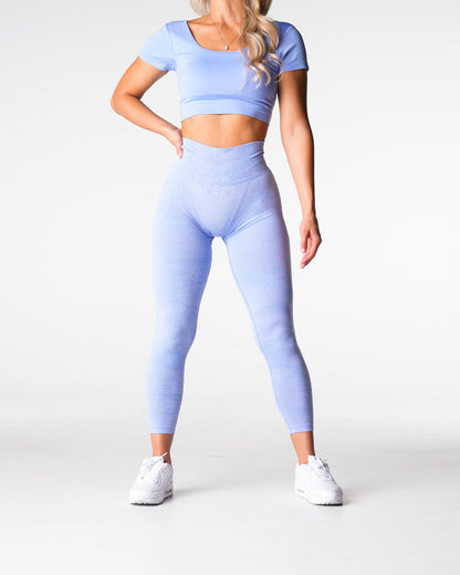 Women Periwinkle Digital Seamless Leggings - NVGTN