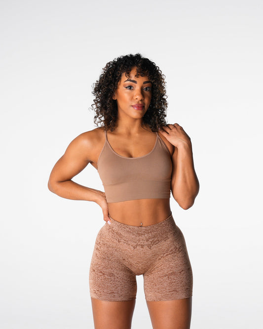 Women Sand Flourish Seamless Bra - NVGTN