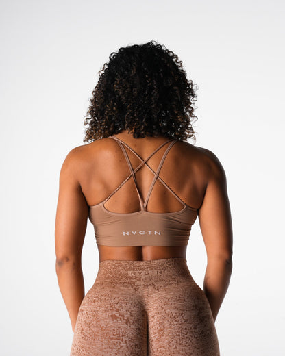 Women Sand Flourish Seamless Bra - NVGTN