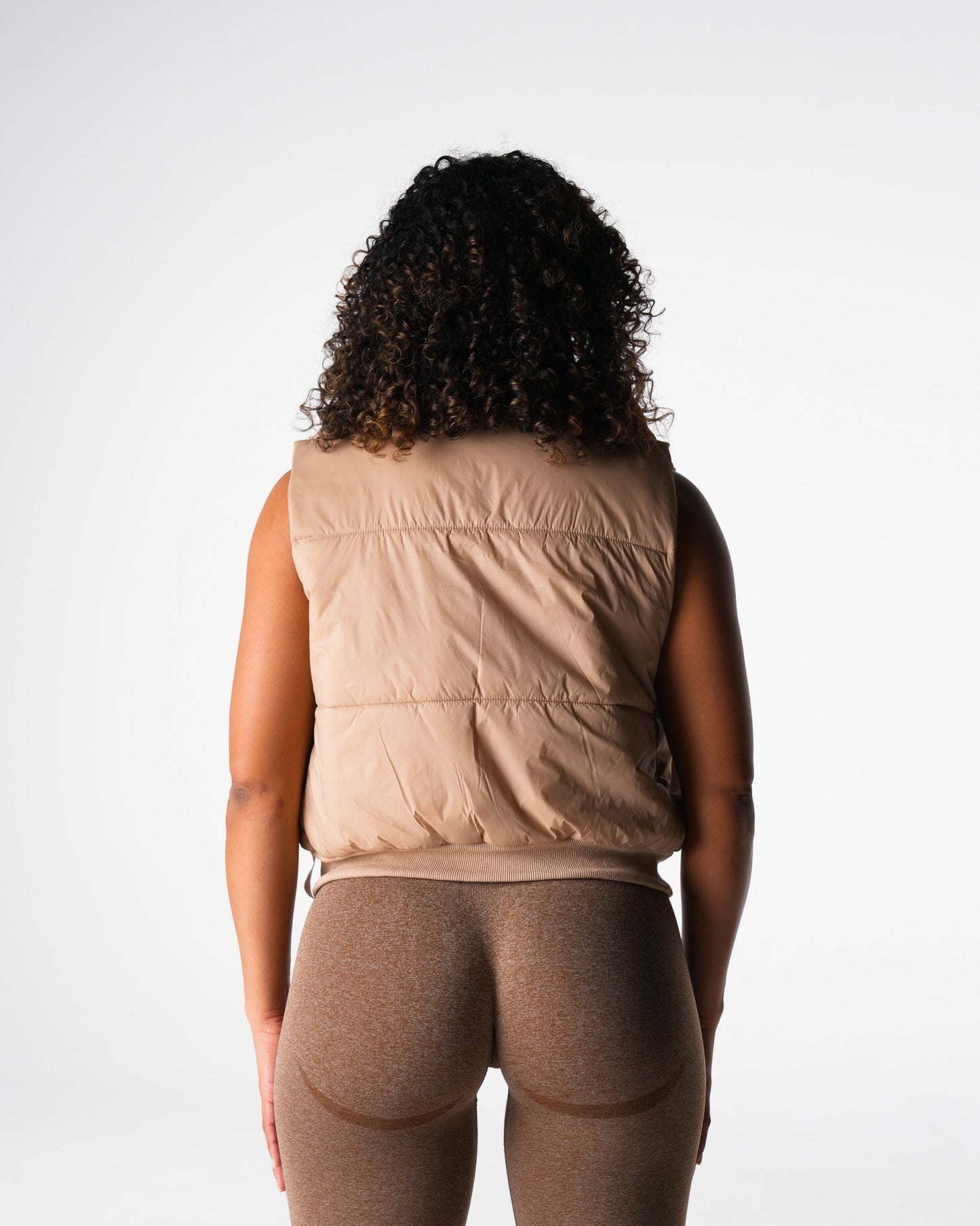 Women Cream Cloud Puffer Vest - NVGTN