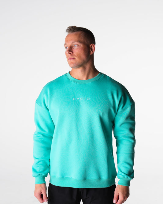 Men Turquoise Comfort Crew - NVGTN