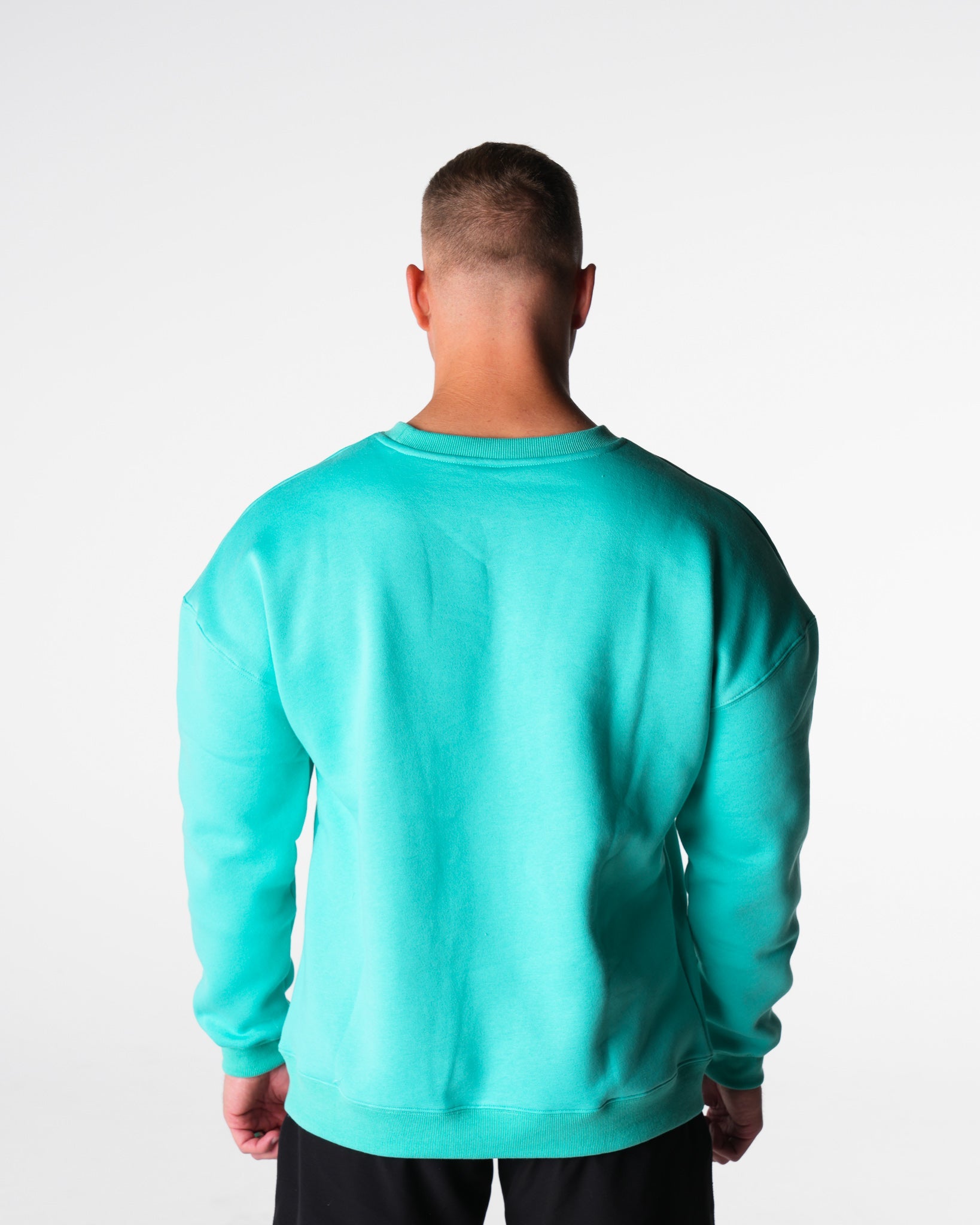 Men Turquoise Comfort Crew - NVGTN