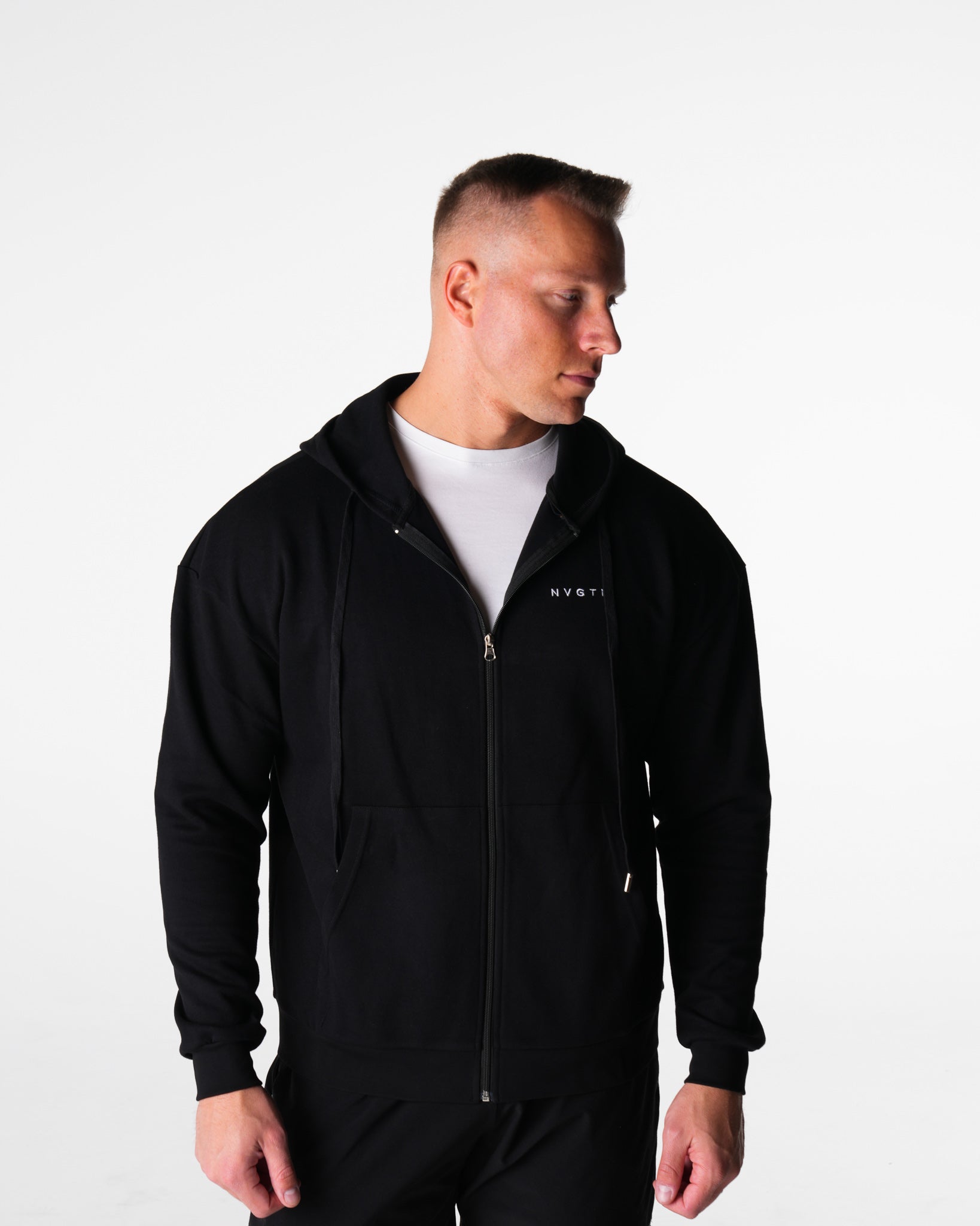 Men Onyx Elite Full Zip Hoodie - NVGTN