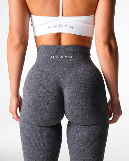 Women Black Speckled Lift Seamless Leggings - NVGTN