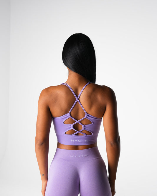 Women Lilac Thrive Seamless Bra - NVGTN