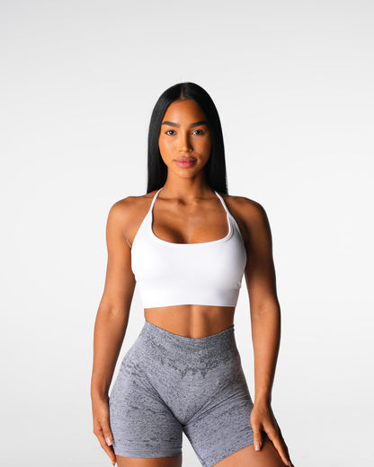 Women White Wander Seamless Bra - NVGTN