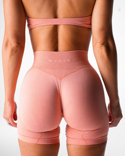 Women Peach Figure Seamless Shorts - NVGTN