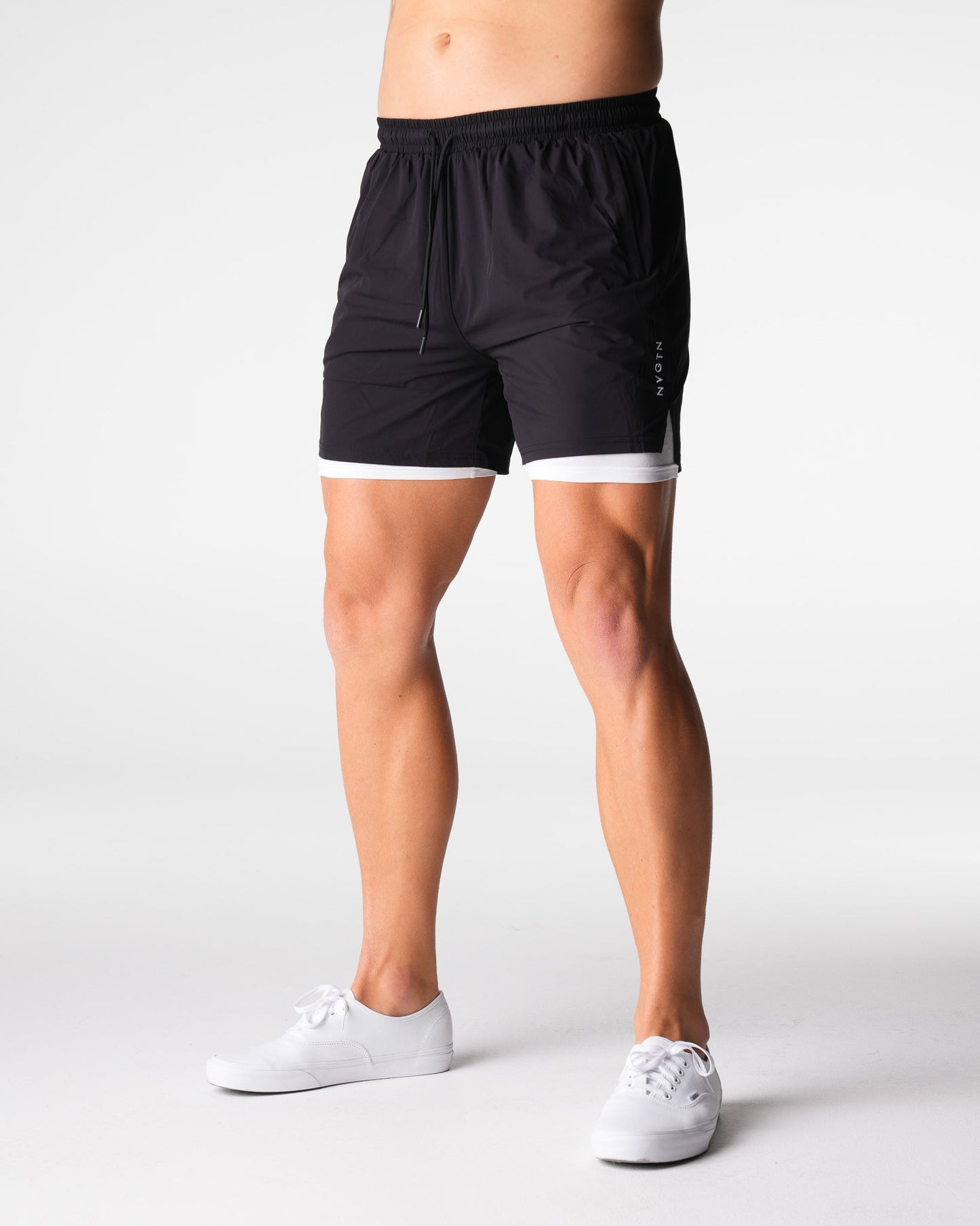 Men Black Voyager Shorts - NVGTN