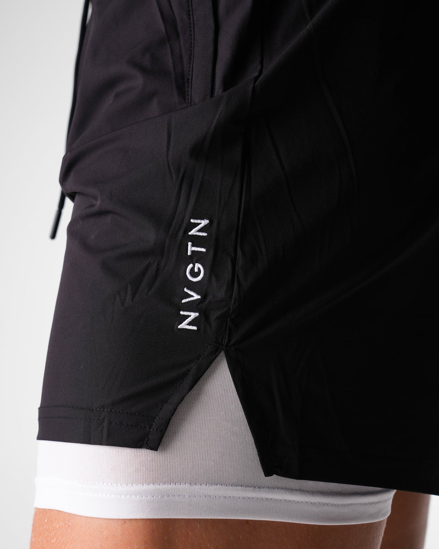 Men Black Voyager Shorts - NVGTN