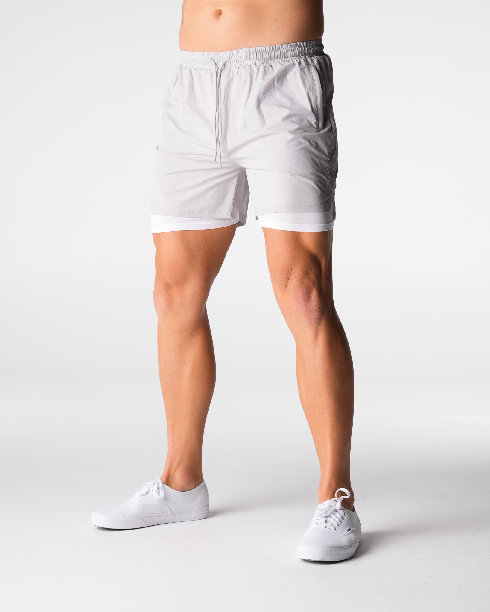Men Light Grey Voyager Shorts - NVGTN