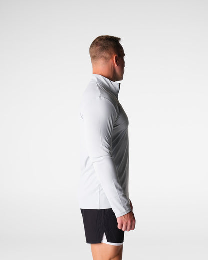 Men Light Grey Skyline Quarter Zip - NVGTN