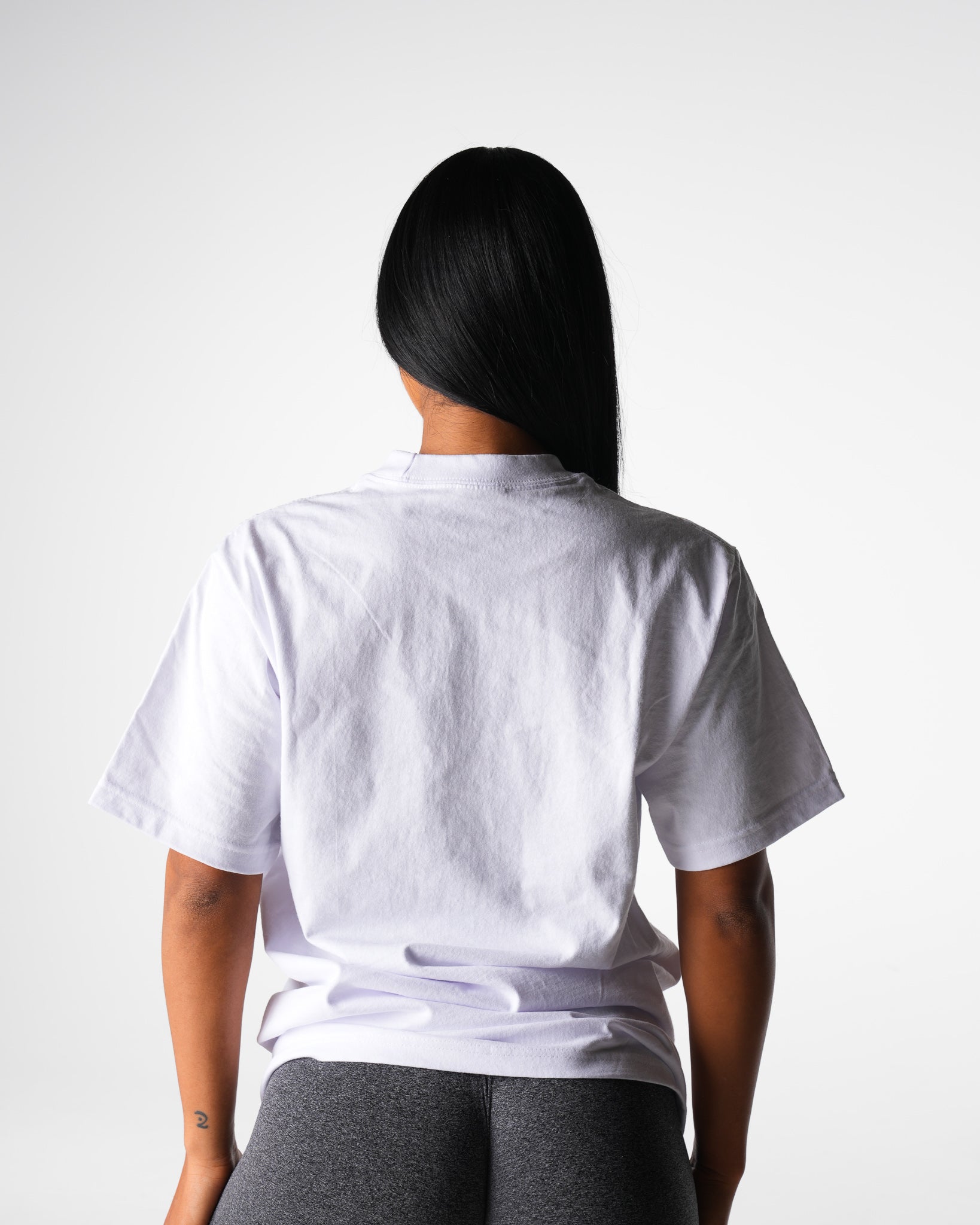 Women White Wave Graphic Tee - NVGTN